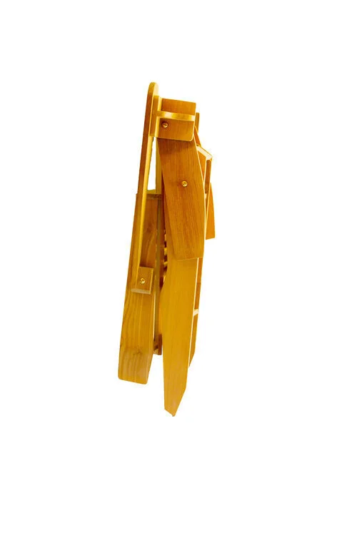 Traditional Folding Muskoka Chair (Adirondack Chair) — Muskoka Teak